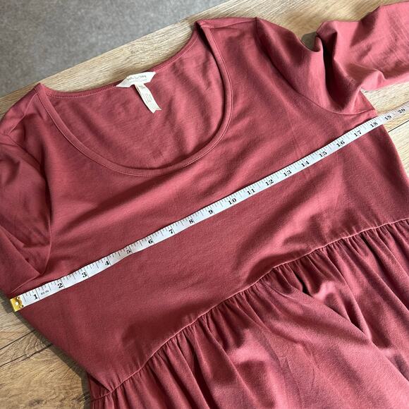 Matilda Jane Joanna Gaines Country Drive Maxi Dress Persimmon M - Picture 9 of 10